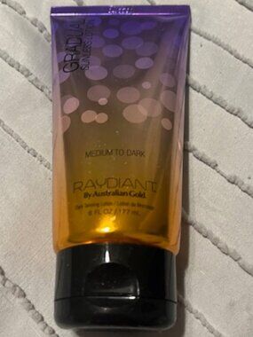 Australian Gold Radiant Self Tanning Lotion 6 ounces NEW